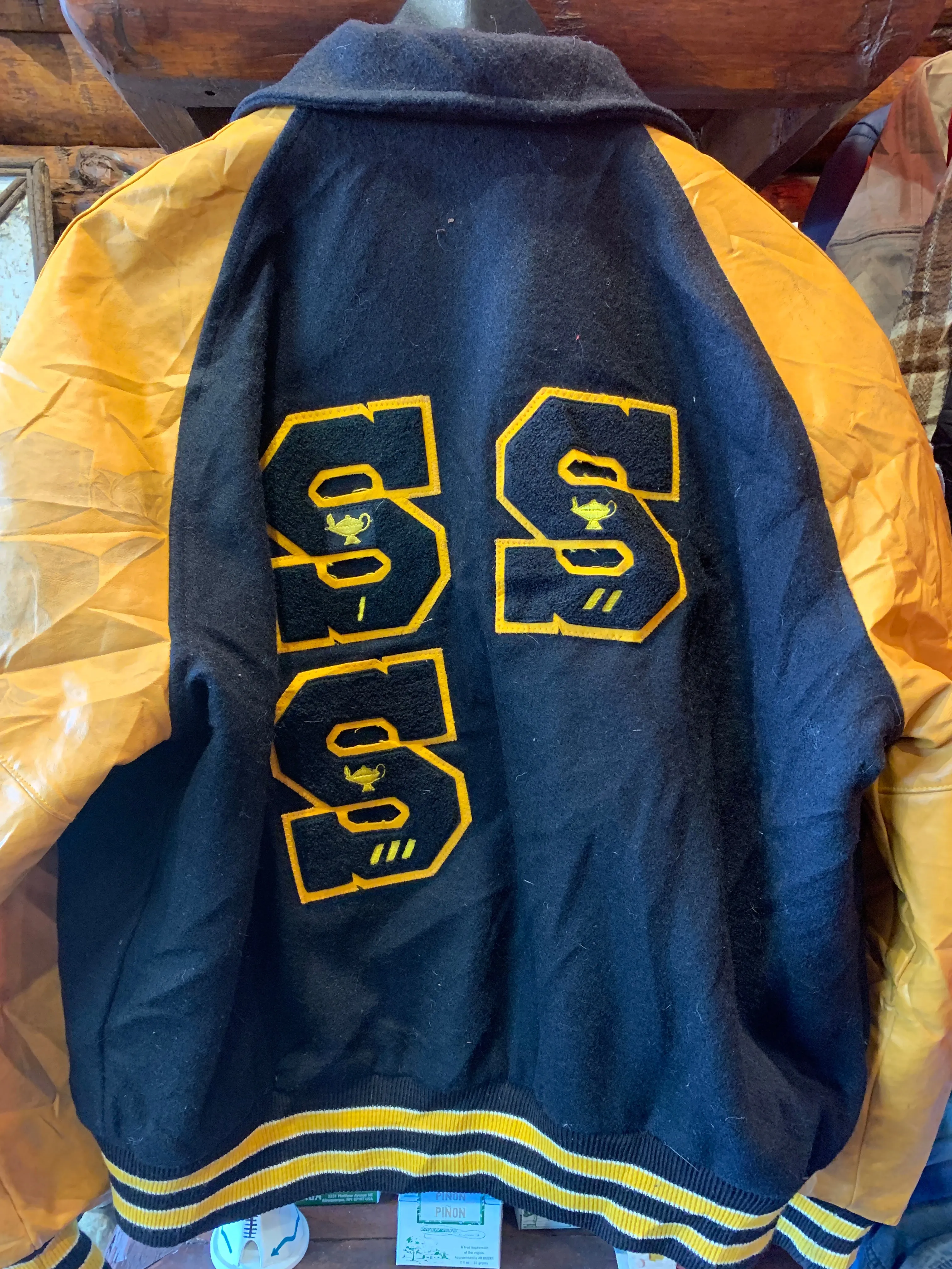 Vintage Texas College Jacket, Circa 1998-2001. XL (Made in USA). FREE POSTAGE